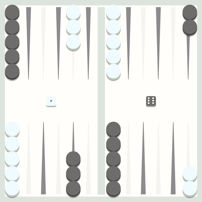 Backgammon Strategy  White to play 62 trailing in a match to 5